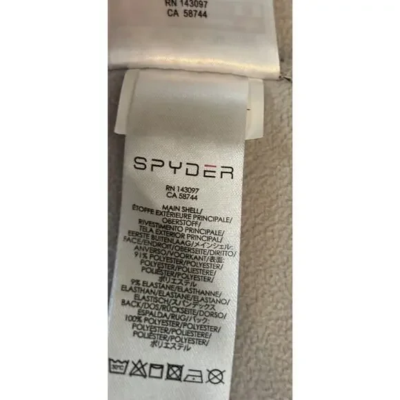 Spyder Mens Jacket Size XL/TG Gray Outdoors Hiking Casual Street Core Athletic - Picture 15 of 16